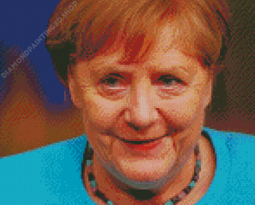 Angela Merkel Chancellor Of Germany Diamond Painting