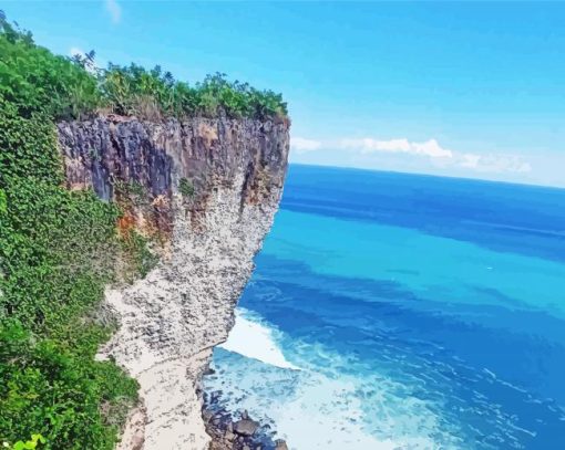 Bali Cliff Diamond Painting