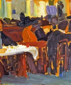 Cafe In Paris By Amadeo de Souza Cardoso Diamond Painting