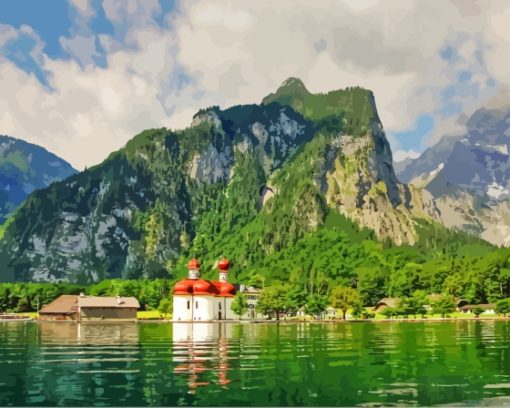 Konigssee Lake Diamond Painting