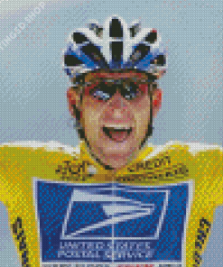 Lance Armstrong Diamond Painting