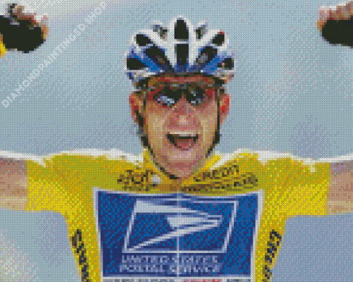 Lance Armstrong Diamond Painting