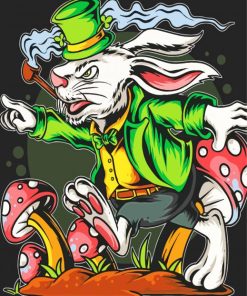 Leprechaun Rabbit St Patrick's Day Diamond Painting