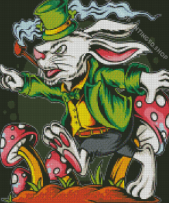 Leprechaun Rabbit St Patrick's Day Diamond Painting