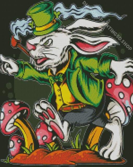 Leprechaun Rabbit St Patrick's Day Diamond Painting