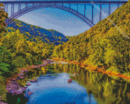 New River Gorge Diamond Painting