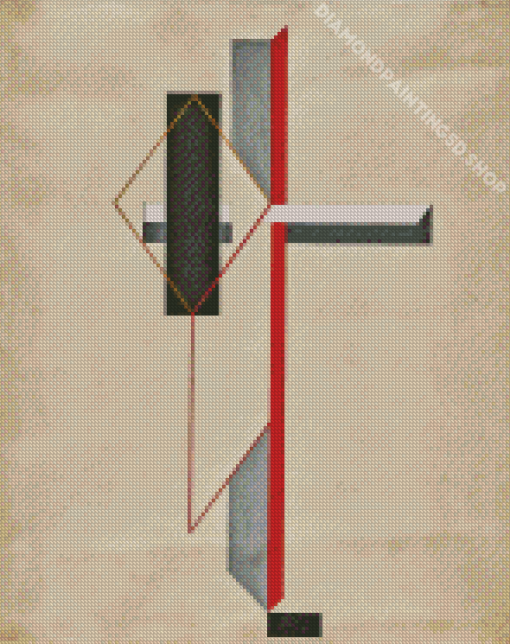 Proun by El Lissitzky Diamond Painting