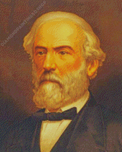 Robert E Lee Portrait Diamond Painting