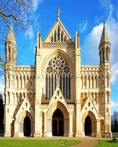 St Albans Cathedral In England Diamond Painting