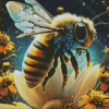 Adorable Bee Diamond Painting