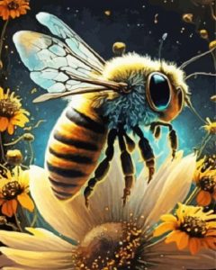 Adorable Bee Diamond Painting