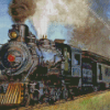 Aesthetic Steam locomotive Diamond Painting