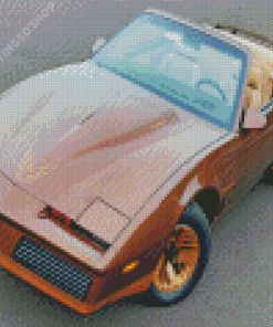 Brown Pontiac Trans Am Diamond Painting