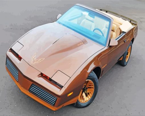 Brown Pontiac Trans Am Diamond Painting