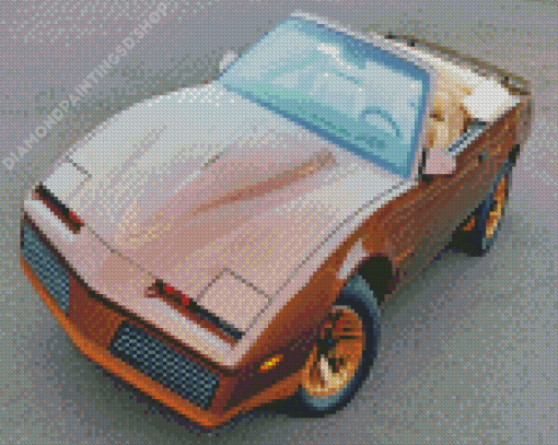 Brown Pontiac Trans Am Diamond Painting