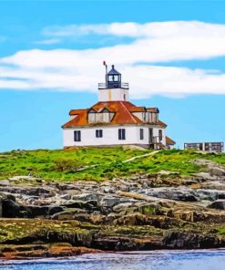 Cool Lighthouse Acadian Diamond Painting