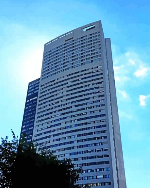 Pisces Tower In Courbevoie France Diamond Painting