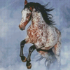 Appaloosa Horse In The Smoke Diamond Painting