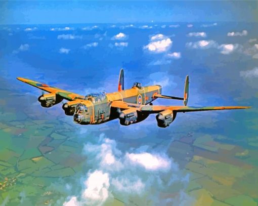 Avro Lancaster Aircraft Diamond painting