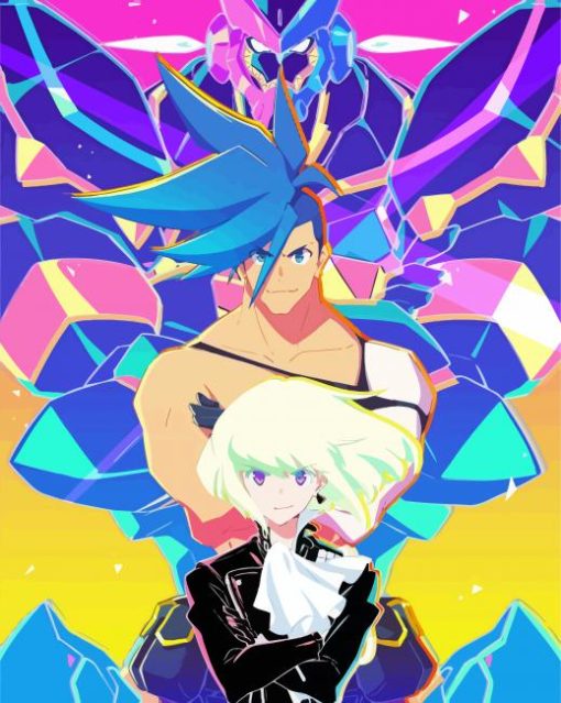 Lio Fotia And Galo Promare Characters Diamond Painting