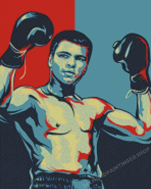 Muhammad Ali Boxer Diamond Painting