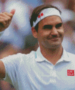 Roger Federer Diamond Painting