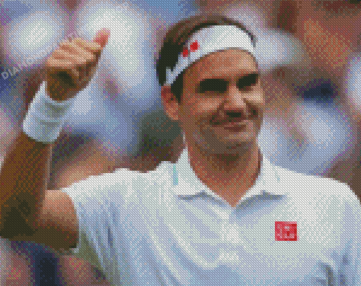 Roger Federer Diamond Painting