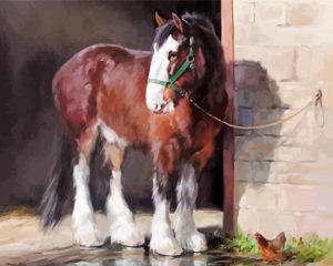 Shire Horse Diamond Painting