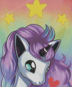 Unicorn Ponyta Diamond Painting