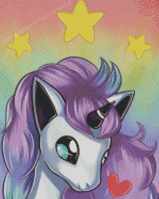 Unicorn Ponyta Diamond Painting
