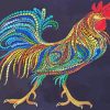 Colorful Mandala Chicken Diamond Painting