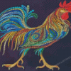 Colorful Mandala Chicken Diamond Painting