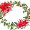 Floral Christmas Wreath Diamond Painting