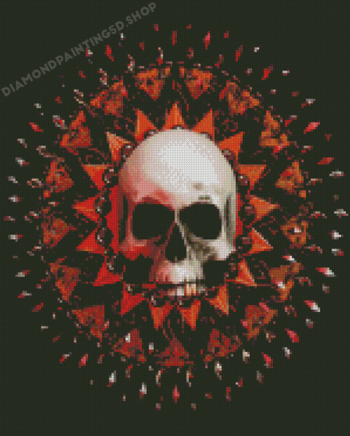 Mandala Skull Diamond Painting