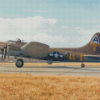 Military B 17 Air Plane Diamond Painting