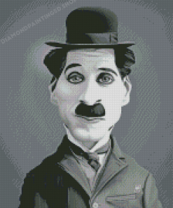 Charlie Chaplin Caricature Diamond PaintingCharlie Chaplin Caricature Diamond Painting
