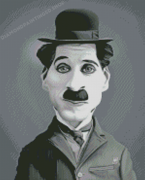 Charlie Chaplin Caricature Diamond PaintingCharlie Chaplin Caricature Diamond Painting