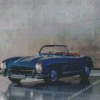 Blue Mercedes Roadster Diamond Painting