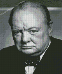 Winston Churchill Stateman Diamond Painting