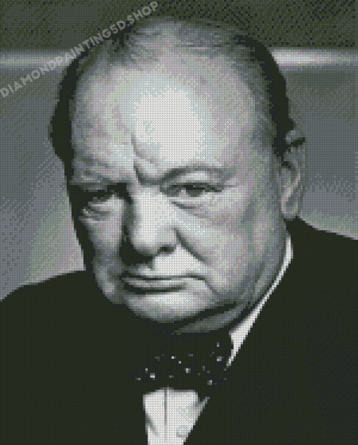 Winston Churchill Stateman Diamond Painting