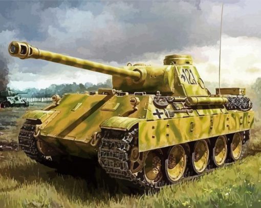 German Tank Diamond Painting