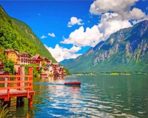 Hallstatt Lake Diamond Painting