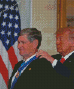 Jim Ryun And Donald Trump Diamond Painting