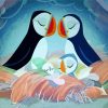 Puffins Rock Characters Diamond Painting