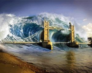 Tsunami Tower Bridge Diamond Painting