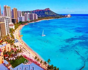 Waikiki Hawaii Diamond Painting