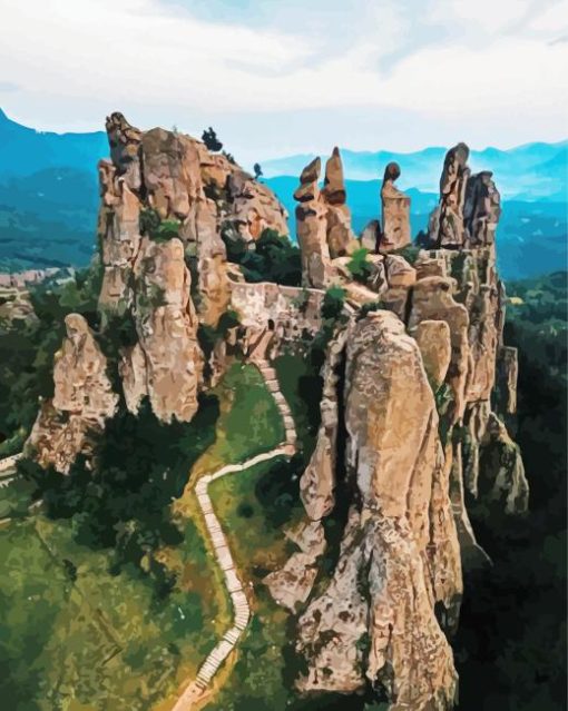 Belogradchik Rock Fortress Diamond Painting