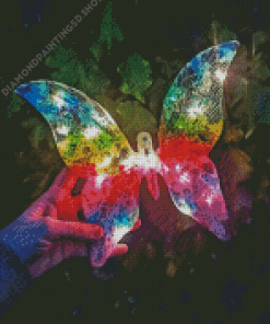 Butterfly Light Diamond Painting