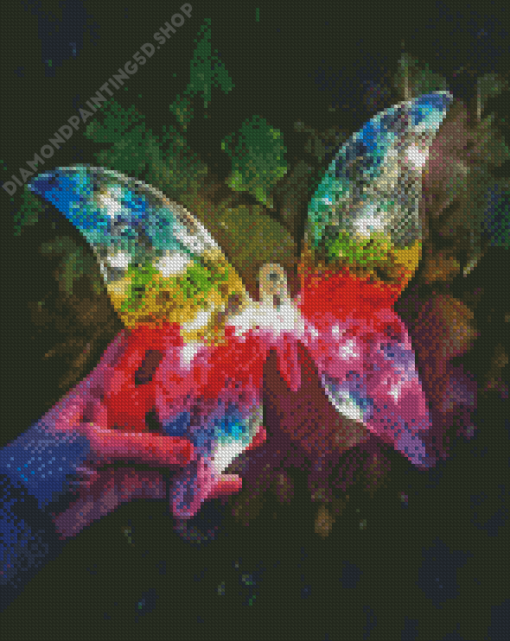 Butterfly Light Diamond Painting