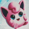 Cute Jigglypuff Character Art Diamond Painting